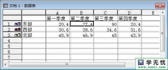 word柱形圖展示