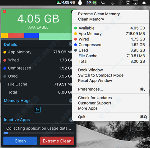 memory clean Mac破解版