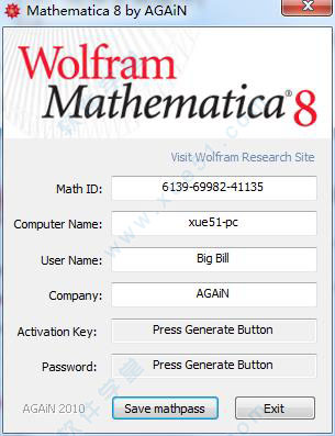 mathematica8注冊(cè)機(jī)