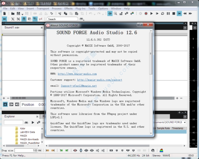 MAGIX Sound Forge Audio Studio12