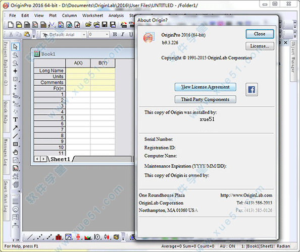 OriginPro2016破解版