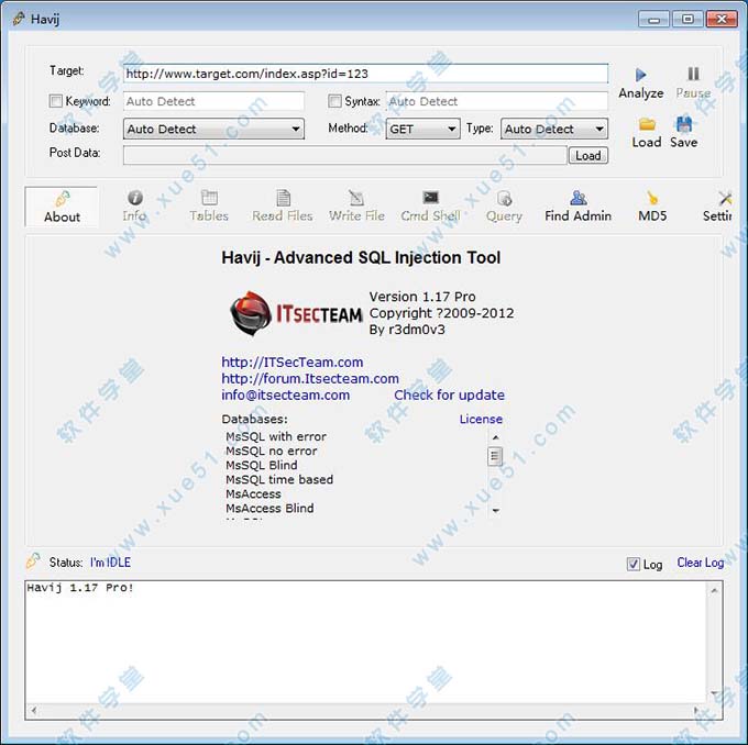 SQL注入工具Havij破解版