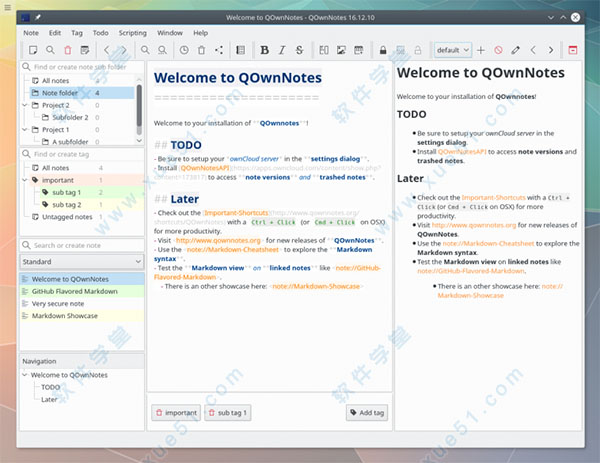 QOwnNotes(事務(wù)筆記管理軟件)