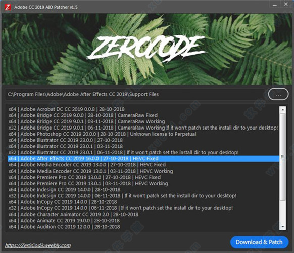 Adobe After Effects CC 2019破解補(bǔ)丁