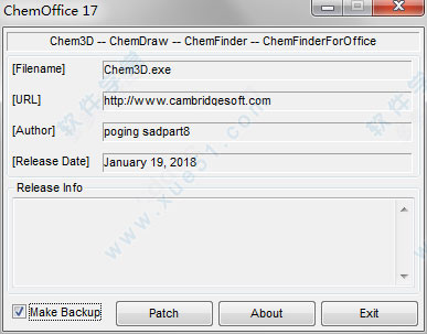 ChemDraw 17注冊破解補丁