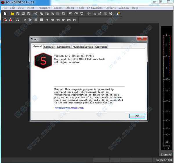 SOUND FORGE Pro 13破解版