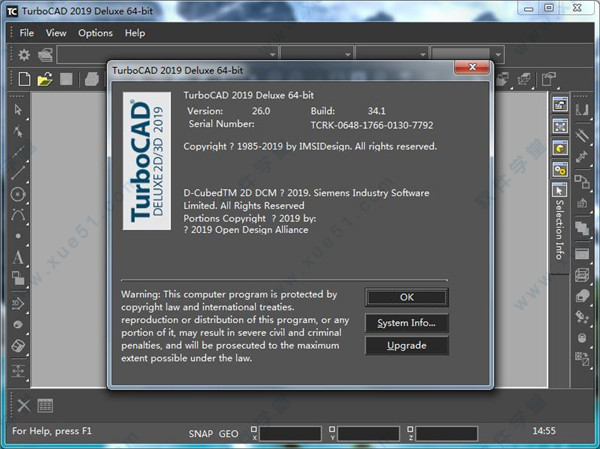 TurboCAD Deluxe 2019破解版