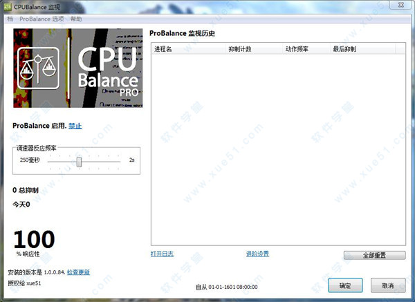 CPUBalance(CPU優(yōu)化軟件) v1.0.0.84中文破解版