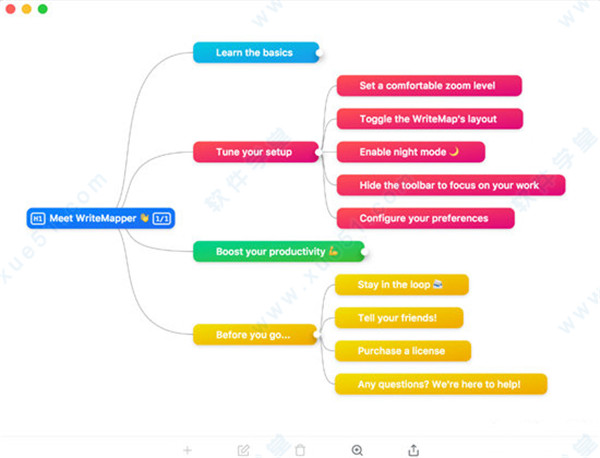 WriteMapper(思維導圖軟件)