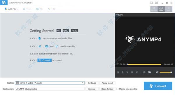anyMP4 MXF Converter破解版