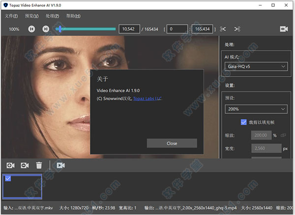 topaz video enhance ai 1.9簡(jiǎn)體中文破解版